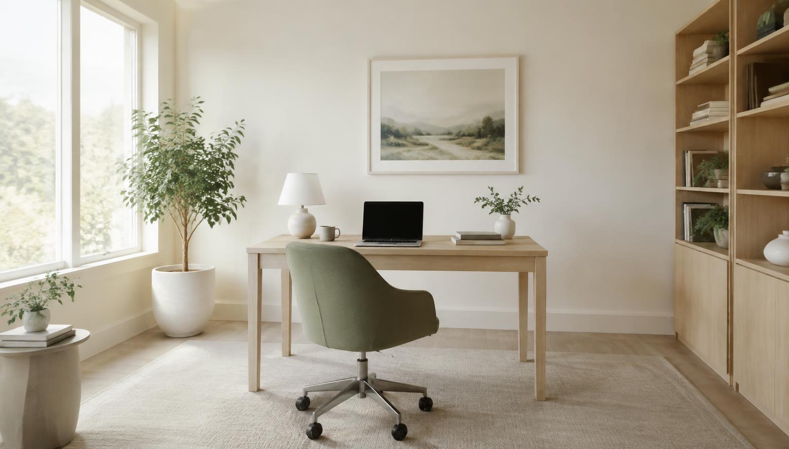 Pur-sukoon aur saada home office